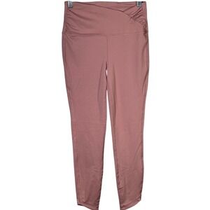 Yogalicious Lux Lux Harmony Ankle Tight‎ Maternity Leggings Rose Pink Size S